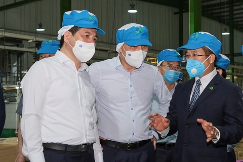 Bộ trưởng Nguyễn Hồng Diên làm việc tại An Phát Holdings